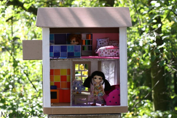 кукольный домик из коробки